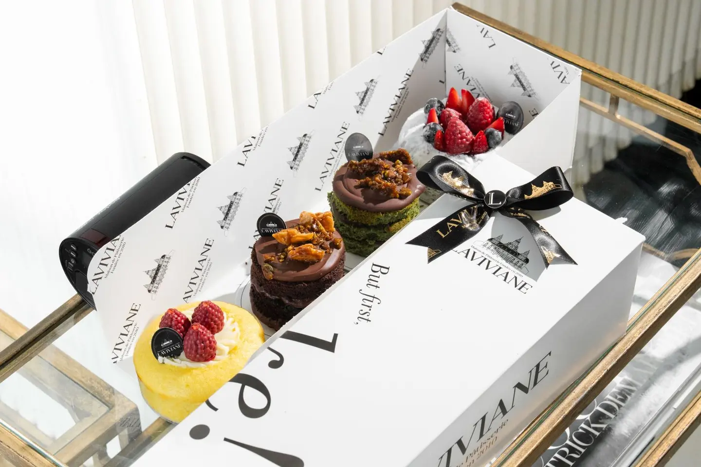 Slider Cake Box 4 Types With Writing