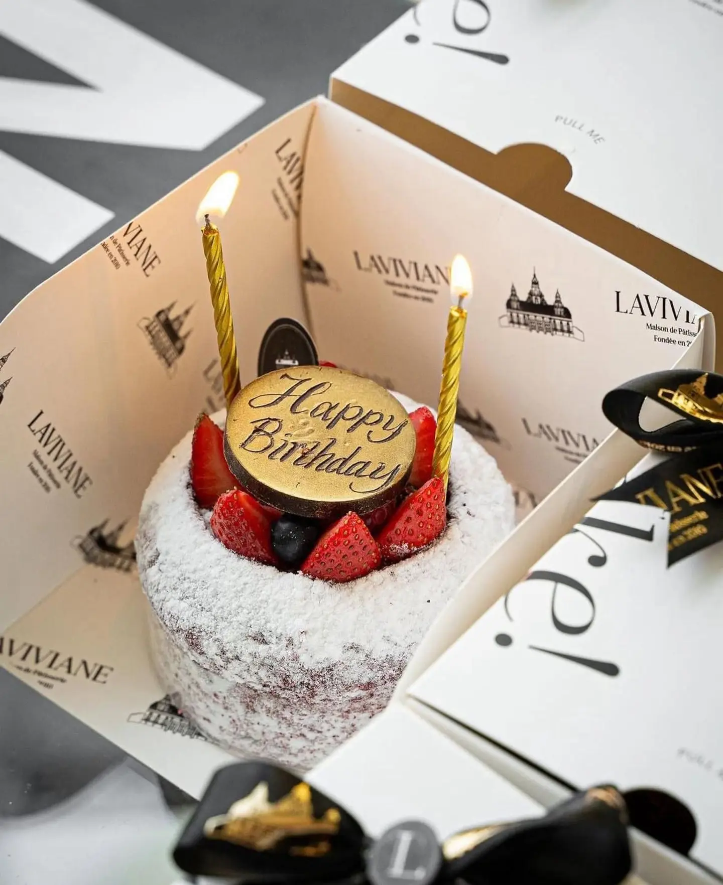 Red Velvet Volcano Cake Small