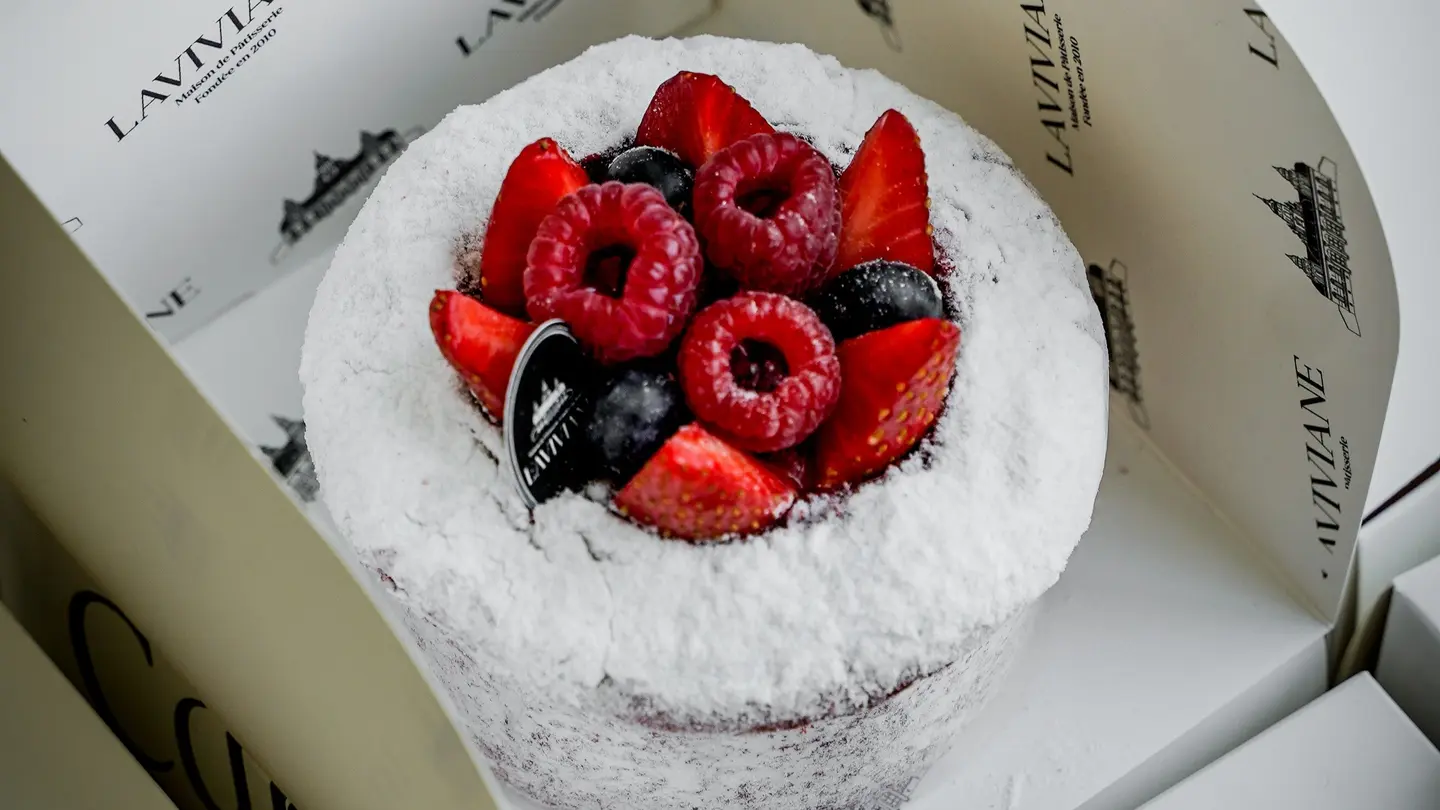 Red Velvet Volcano Cake   Small
