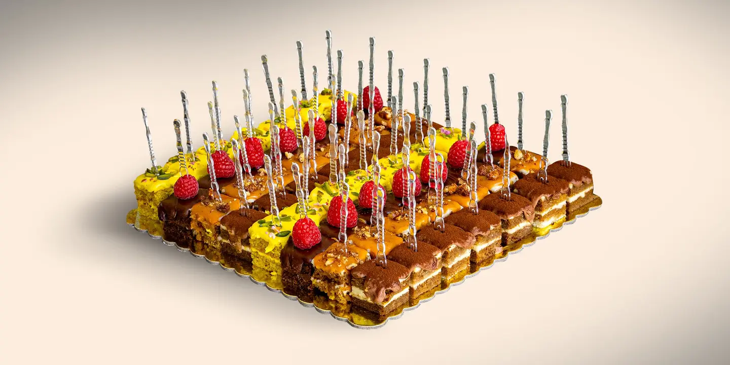 Mix Cake Bites 4 Types 56 Pcs Large