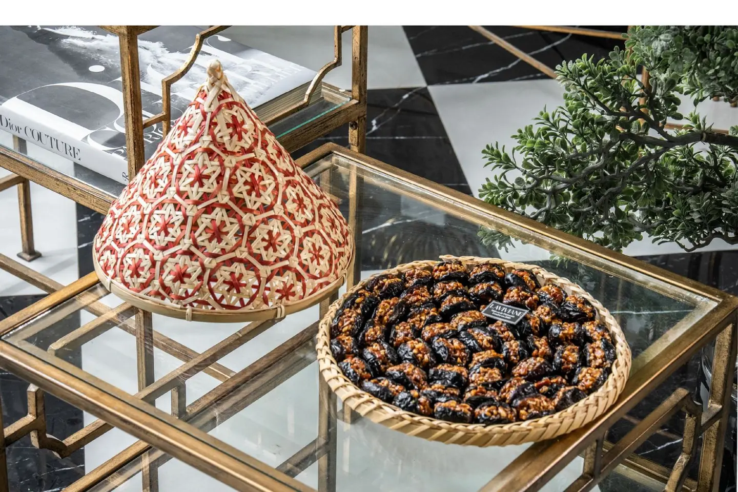 صينيه تمـر دائرية مقاس 26 سم