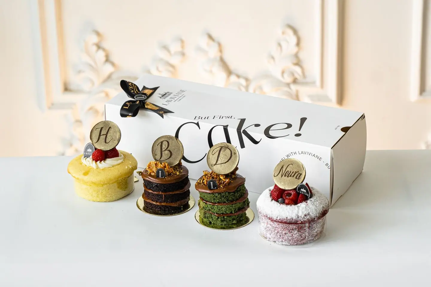Slider Cake Box 4 Types With Writing