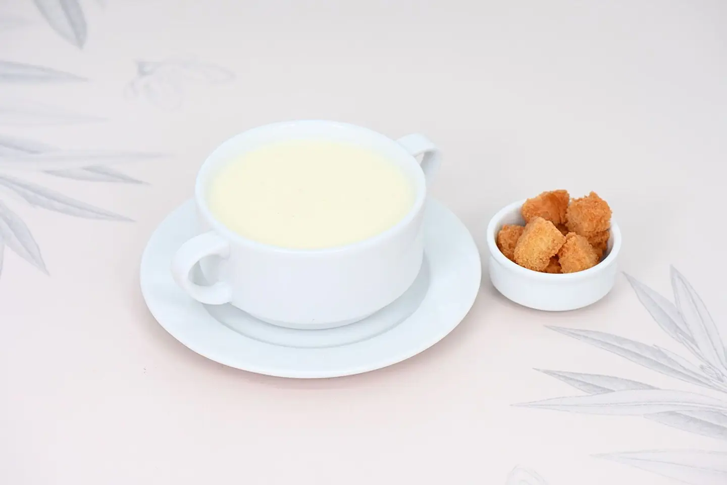 شوربة الدجاج بالكريمة