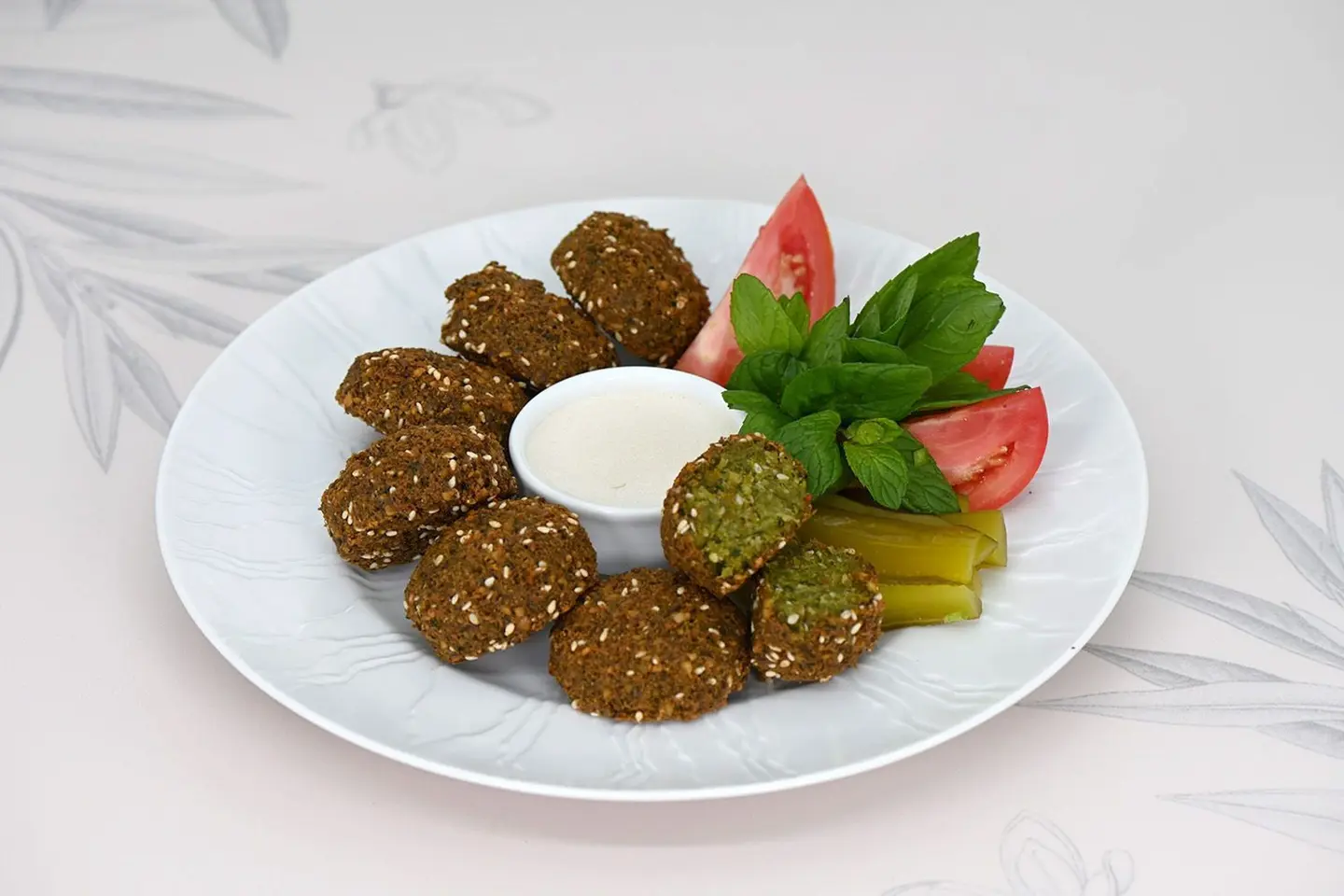 صحن فلافل