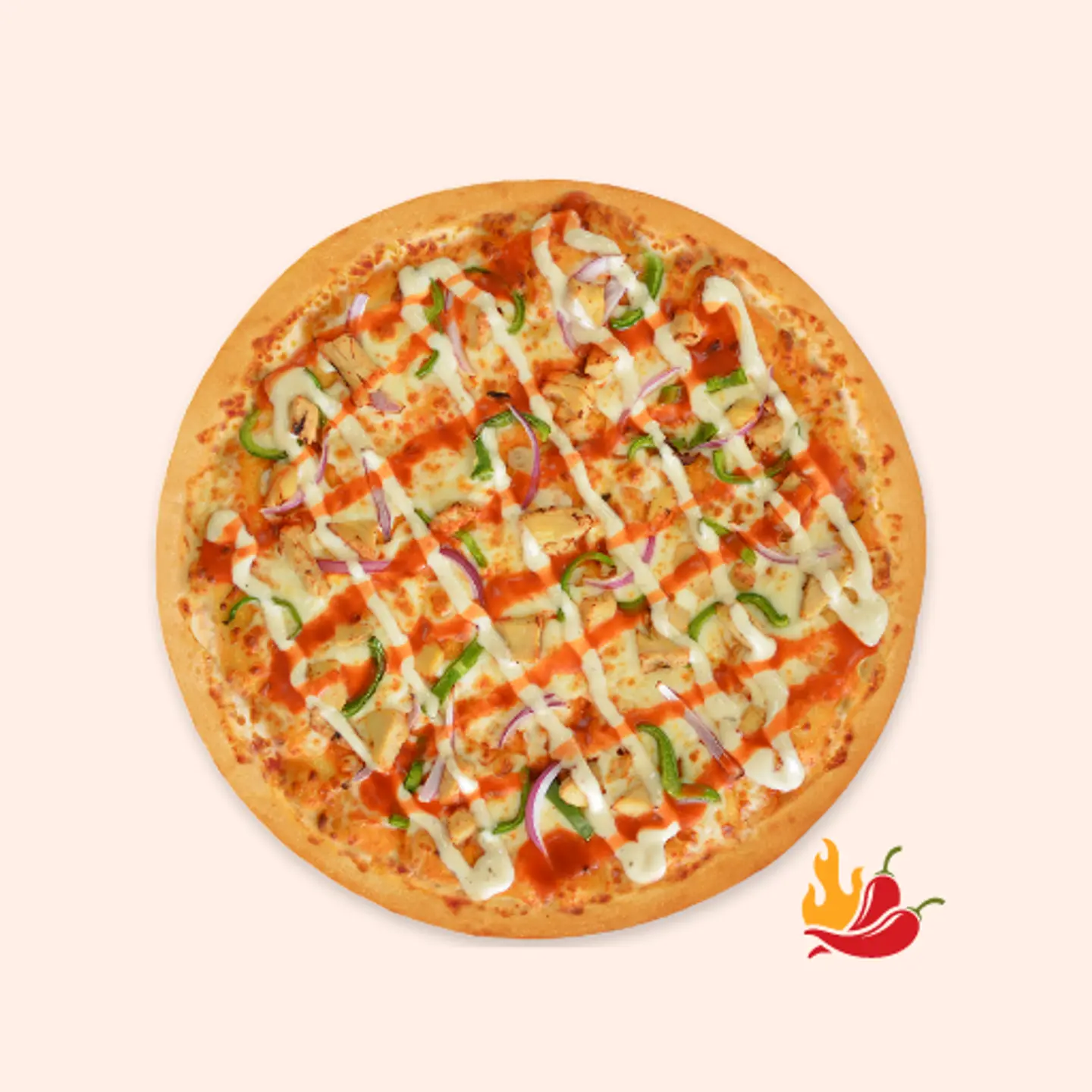 بافالو رانش دجاج وسط