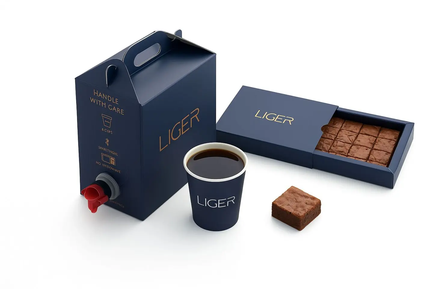 براونيز كيندر + حافظة قهوة اليوم