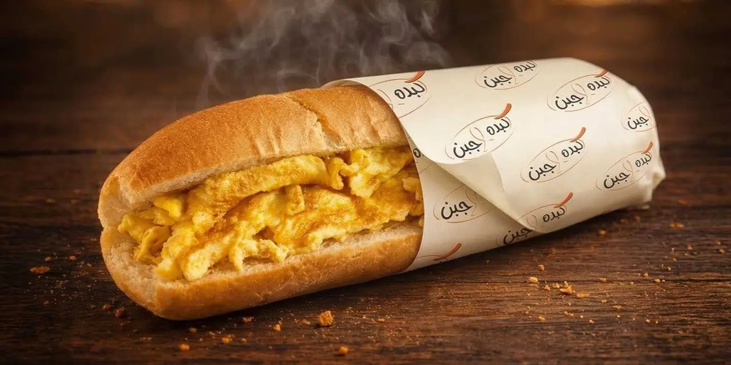 ساندويتش بيض مقلي