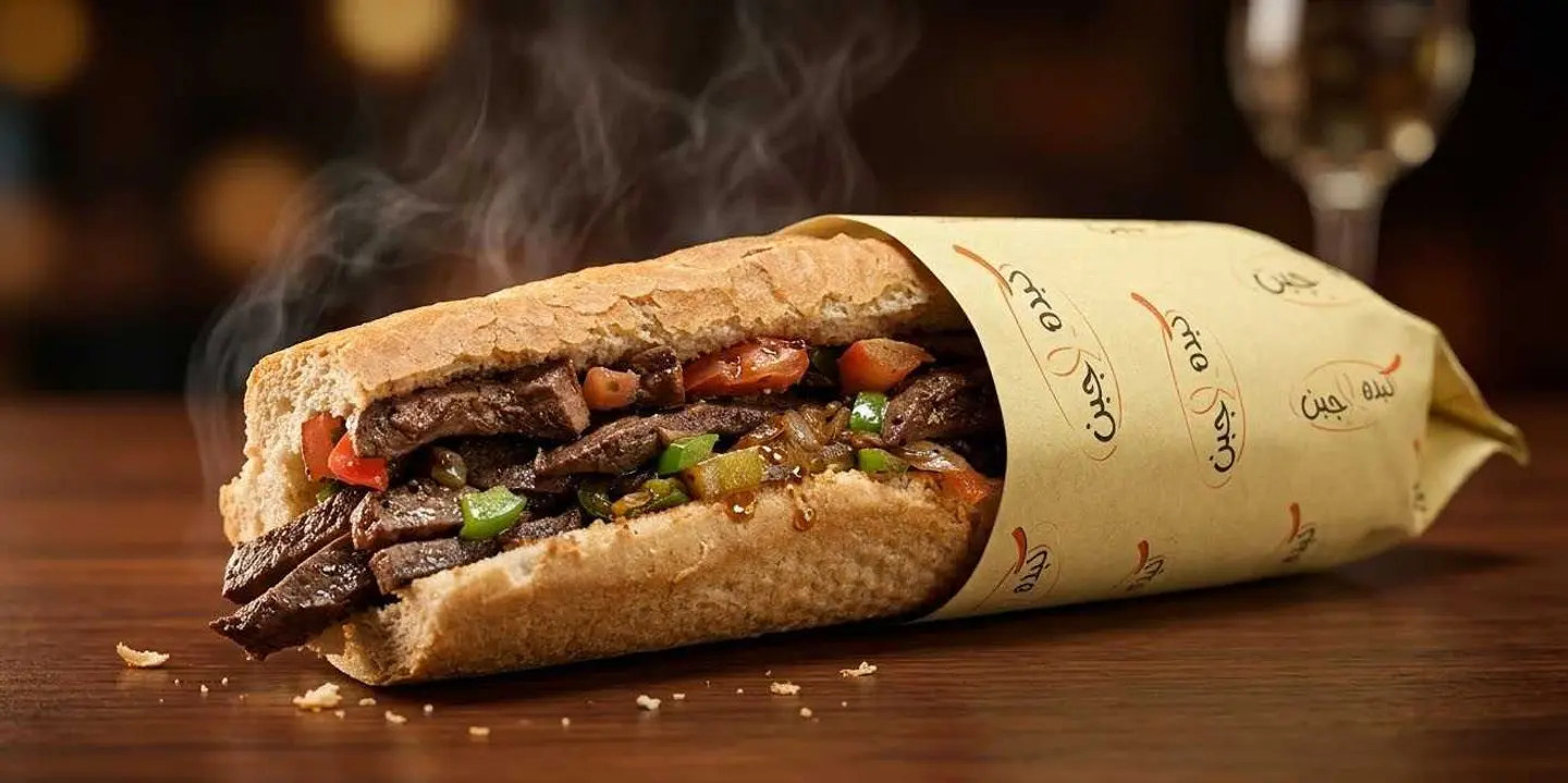 ساندويتش كبدة حاشي بلدي