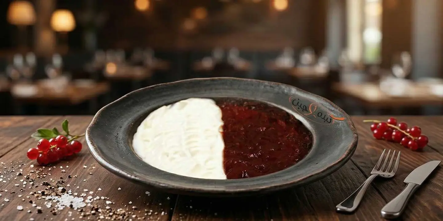 صحن جبن و مربي