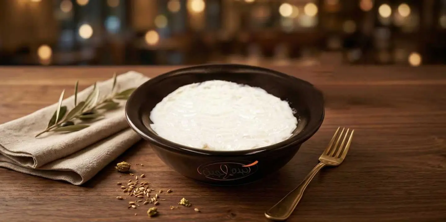 صحن جبن سائل سادة