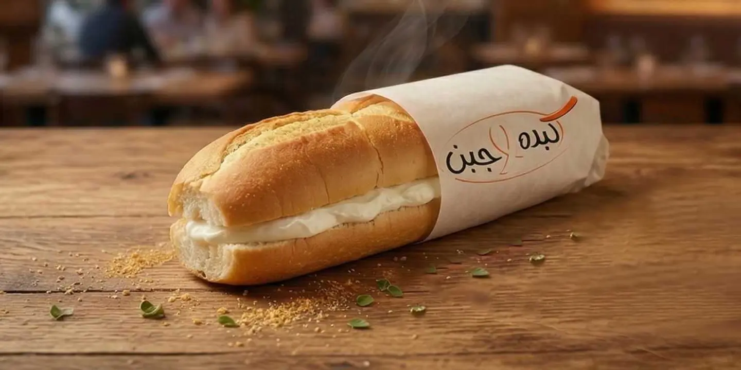 White Cheese Sandwich With Tahini
