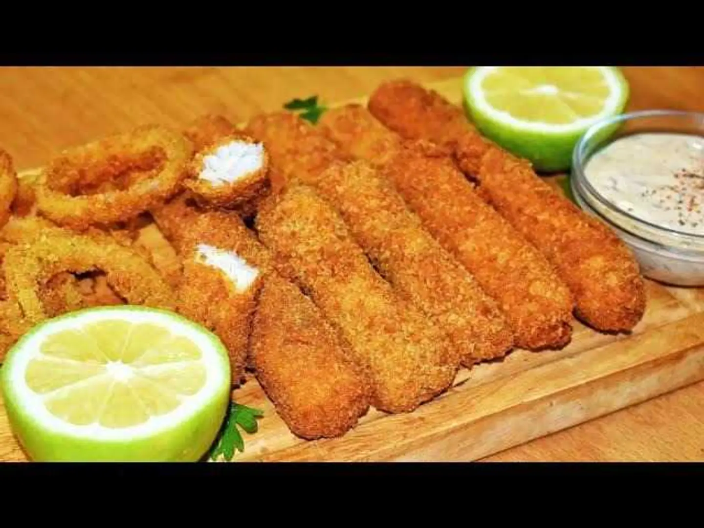 أصابع السمك المقرمشه