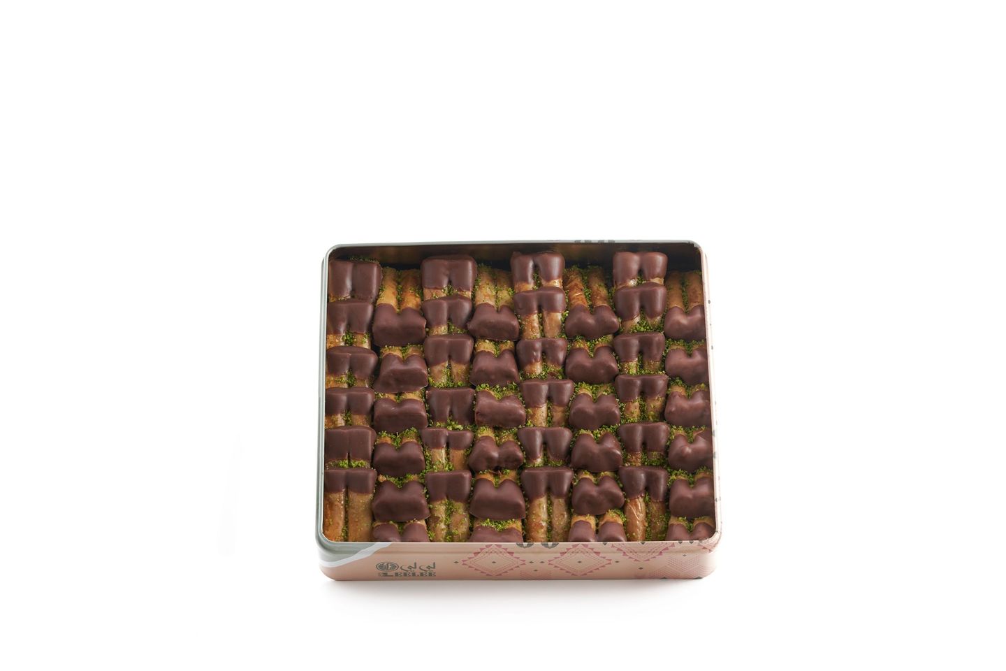 Small Cashew And Chocolate Baklava Fingers