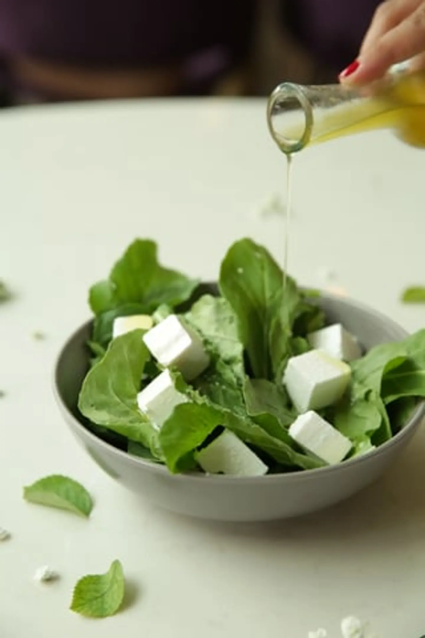 جرجير مع جبنة