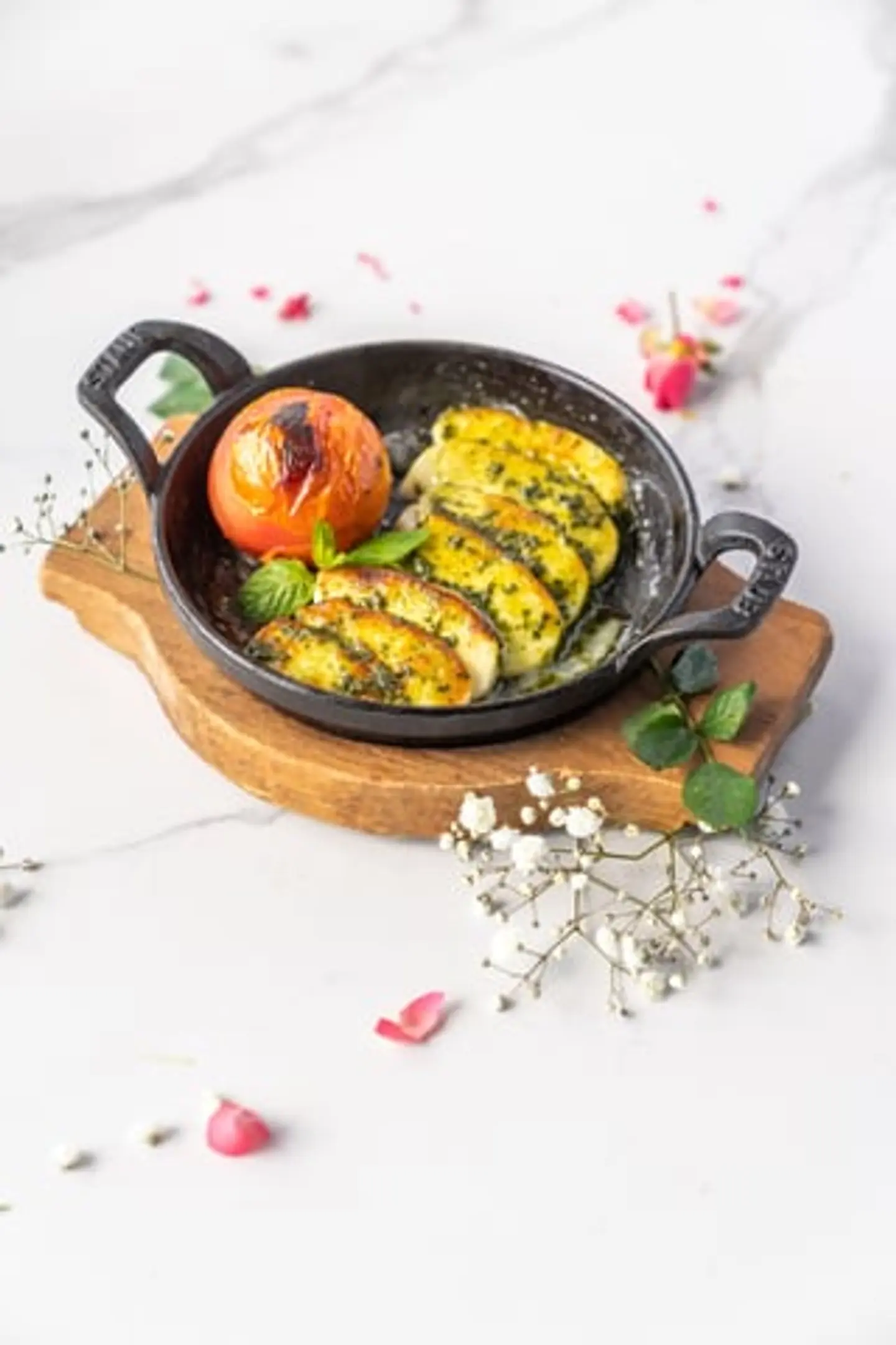 فخارة حلوم بالبيستو