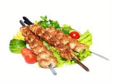 وجبة كباب الدجاج