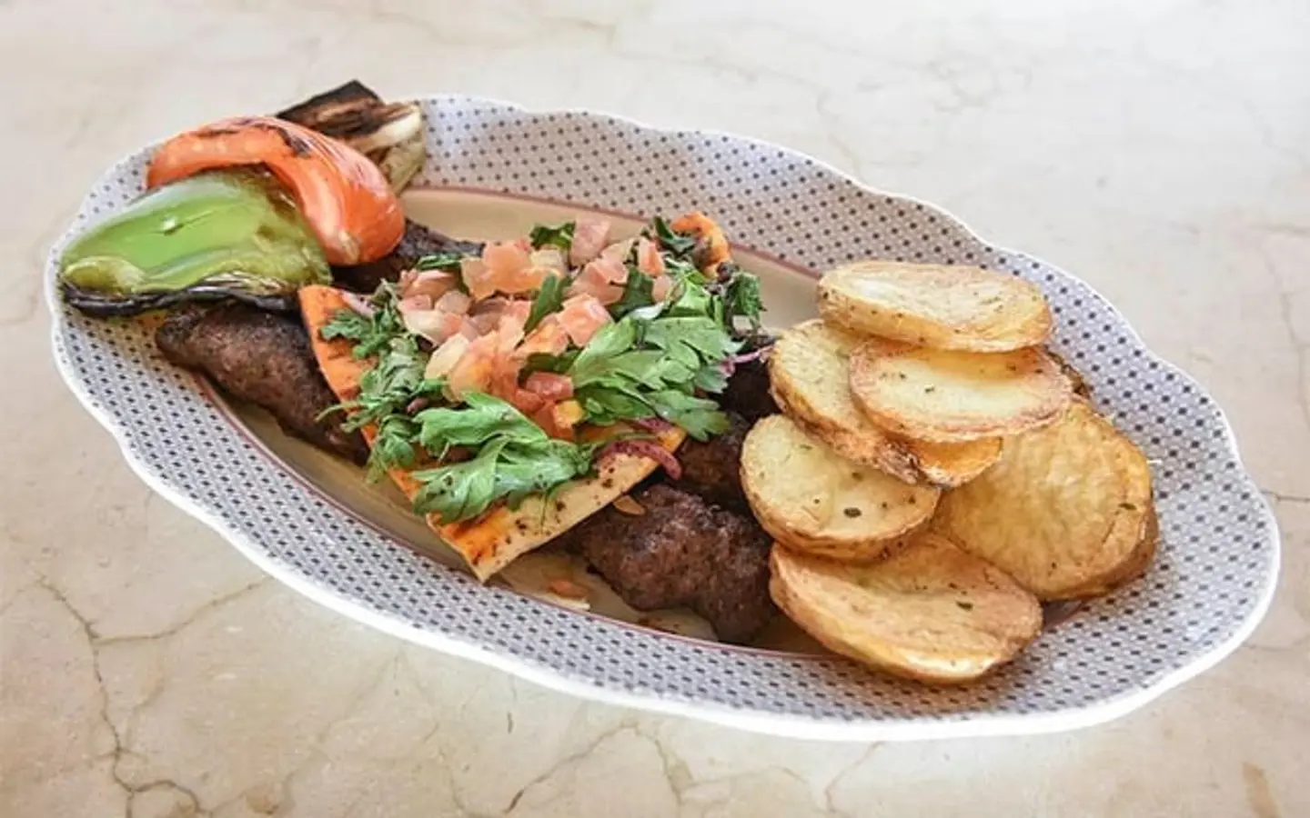 طبق كباب - كباب لحم