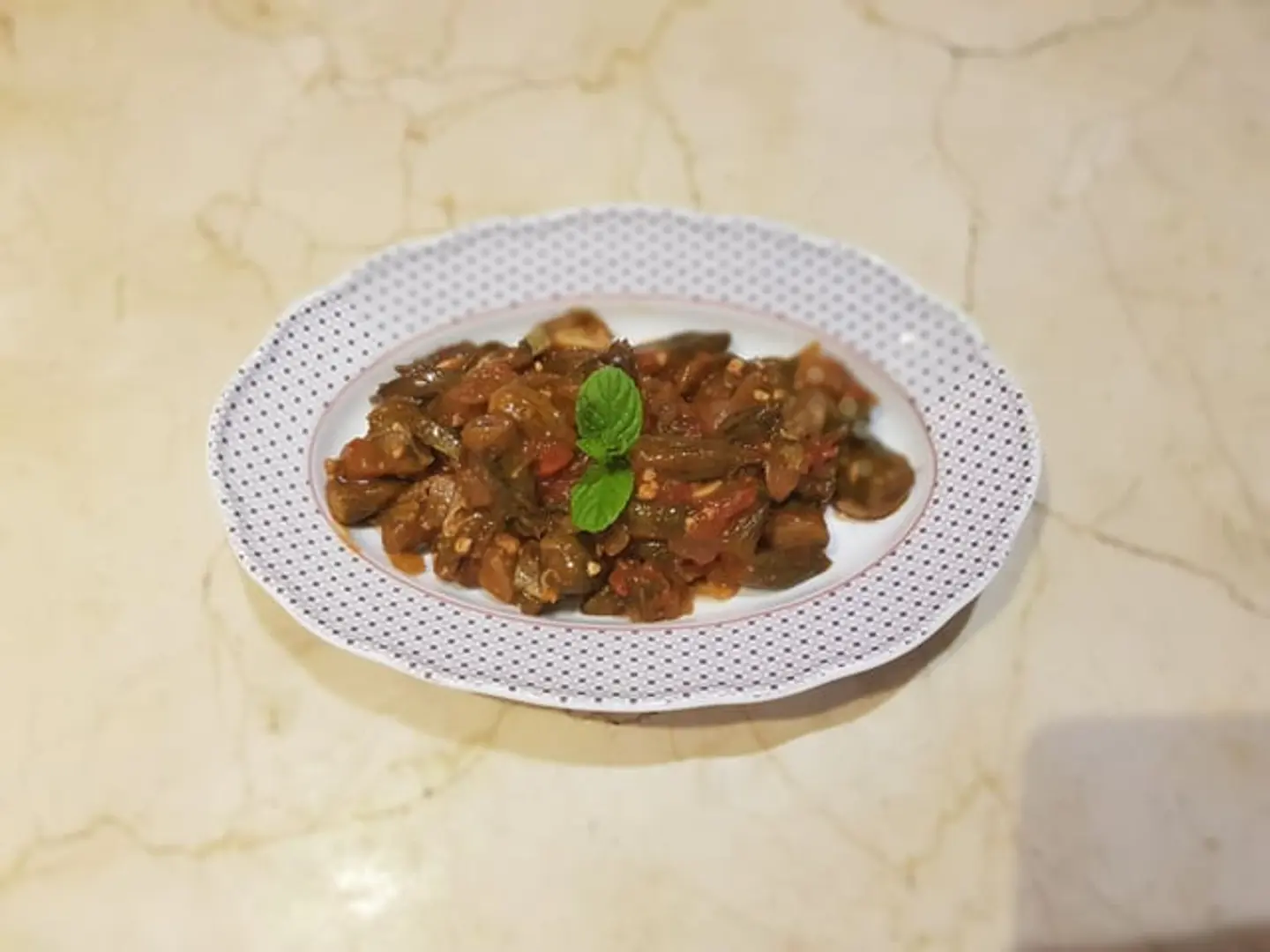 بامية بالزيت