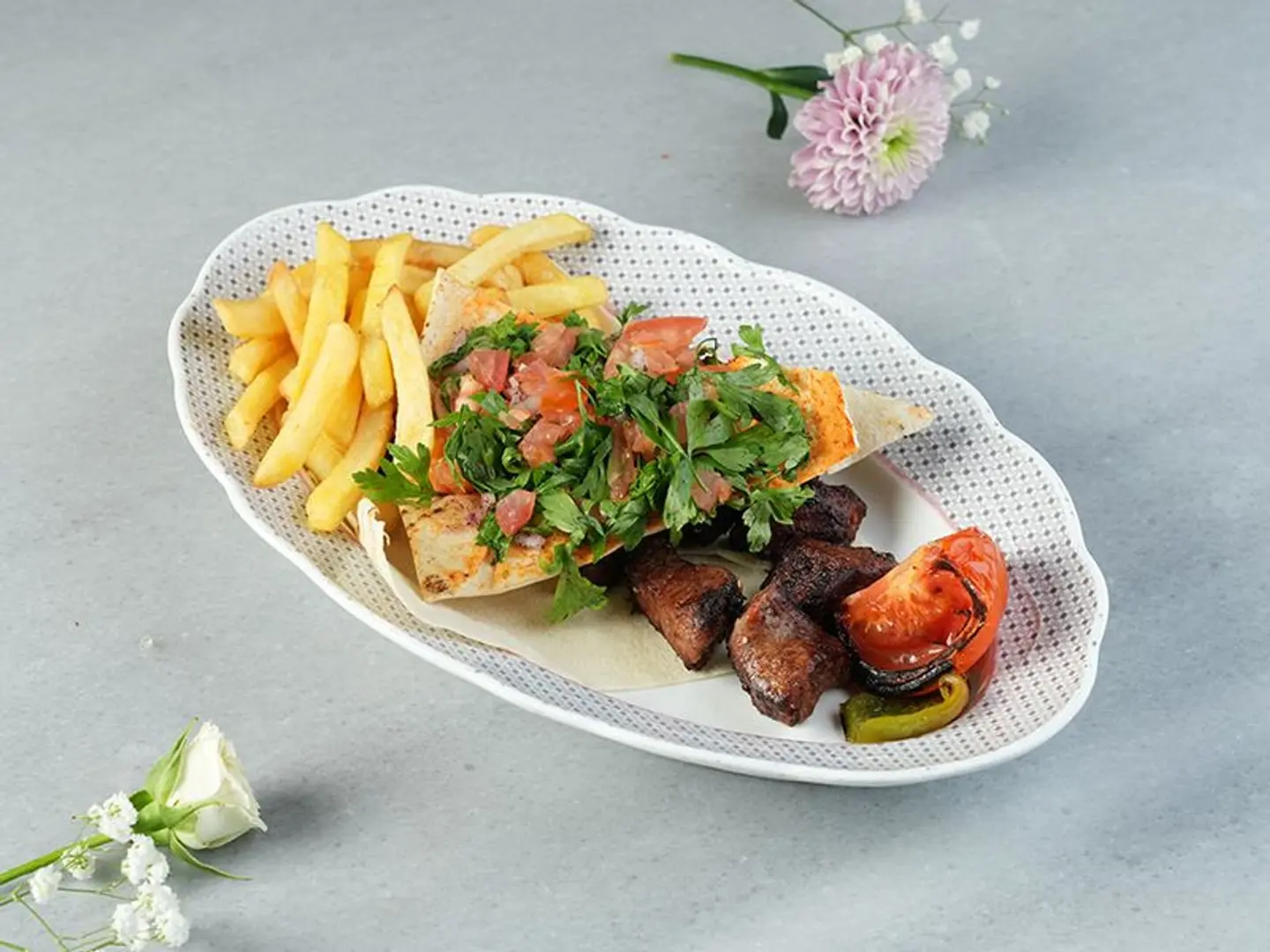 لحم أوصال مشوي