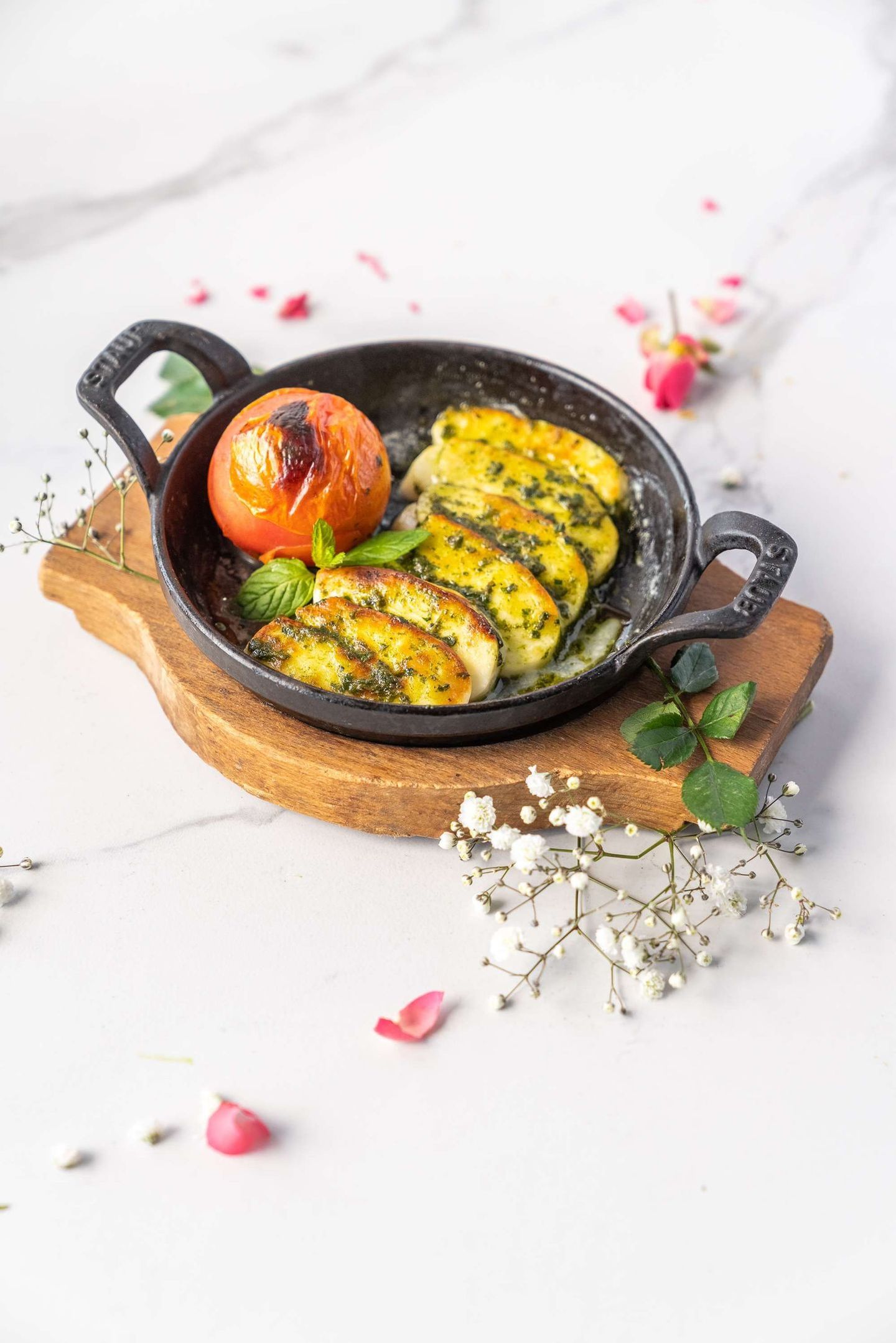 Halloum Pesto