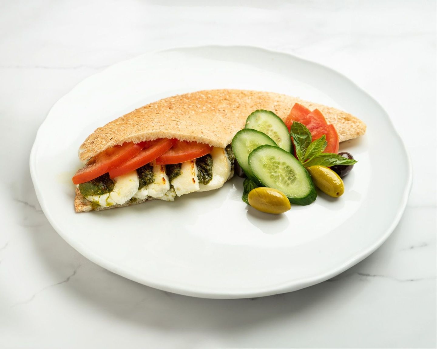 Cheese Pesto Kaakeh