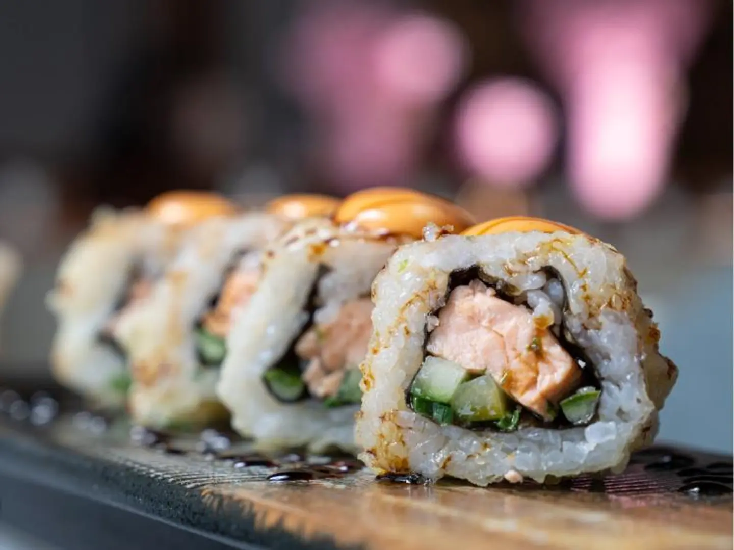 Fried Salmon Teriaki