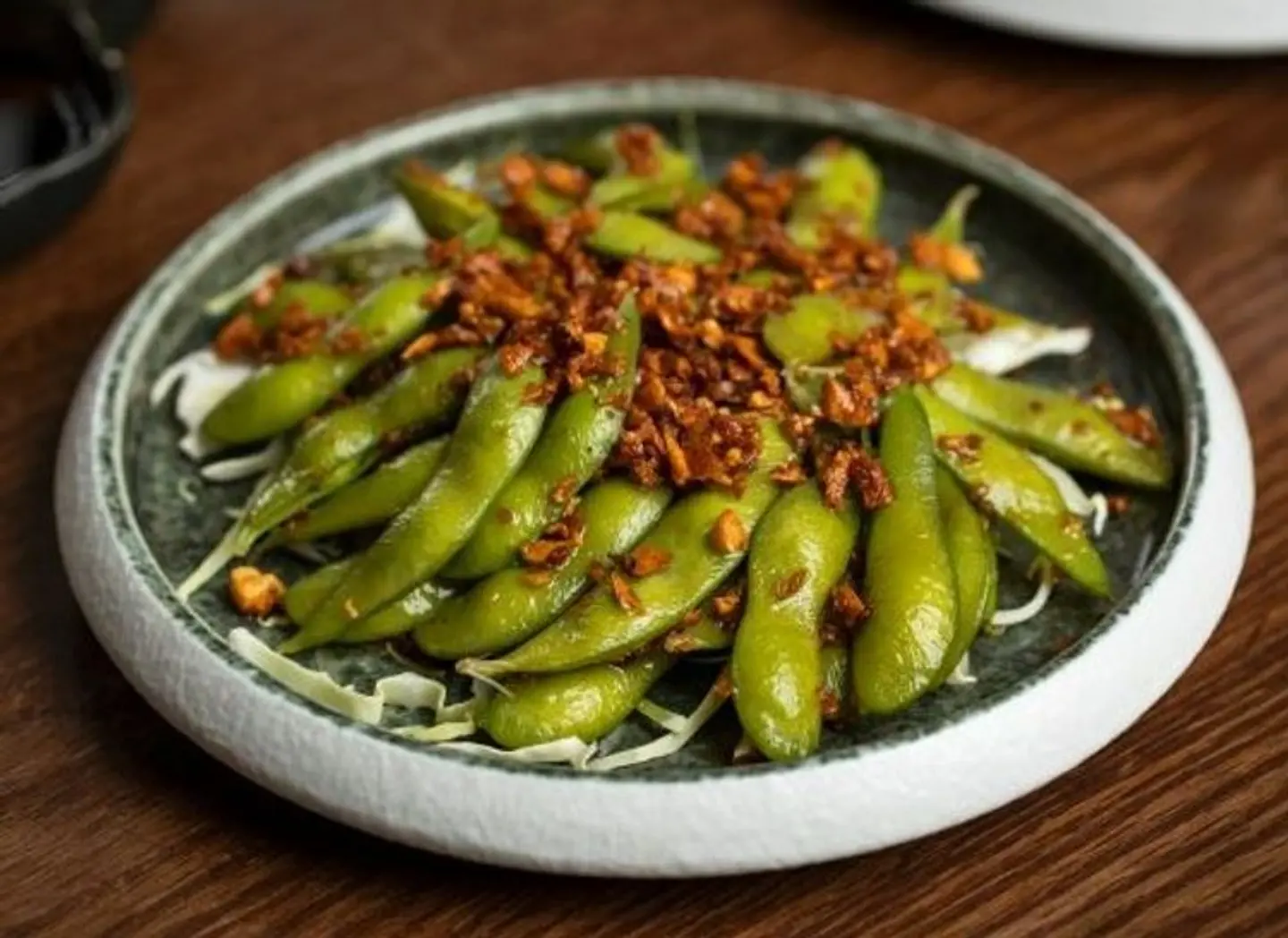 Garlic Edamame