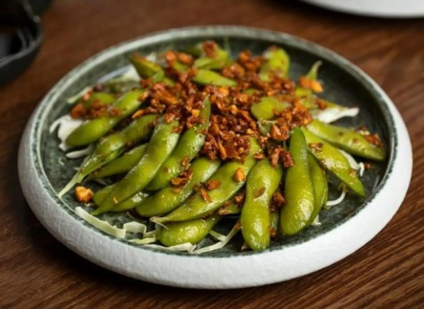 Garlic Edamame