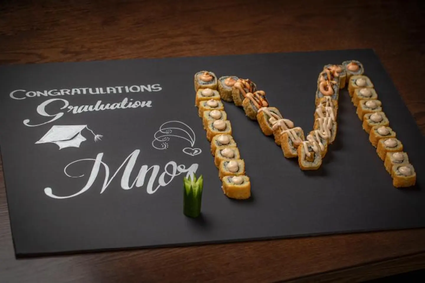 Sushi Letter Congratulations Graduation