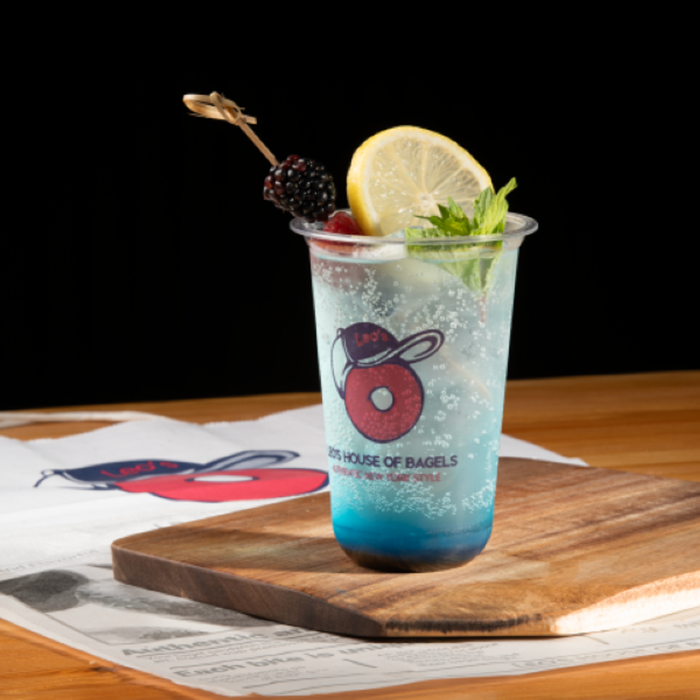 Blue Santorini Mojito