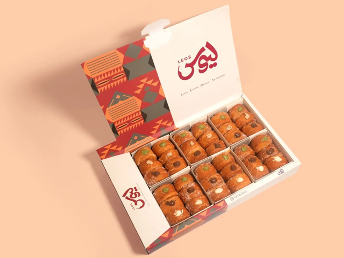 دونات محشية ميني ٣٦ حبة