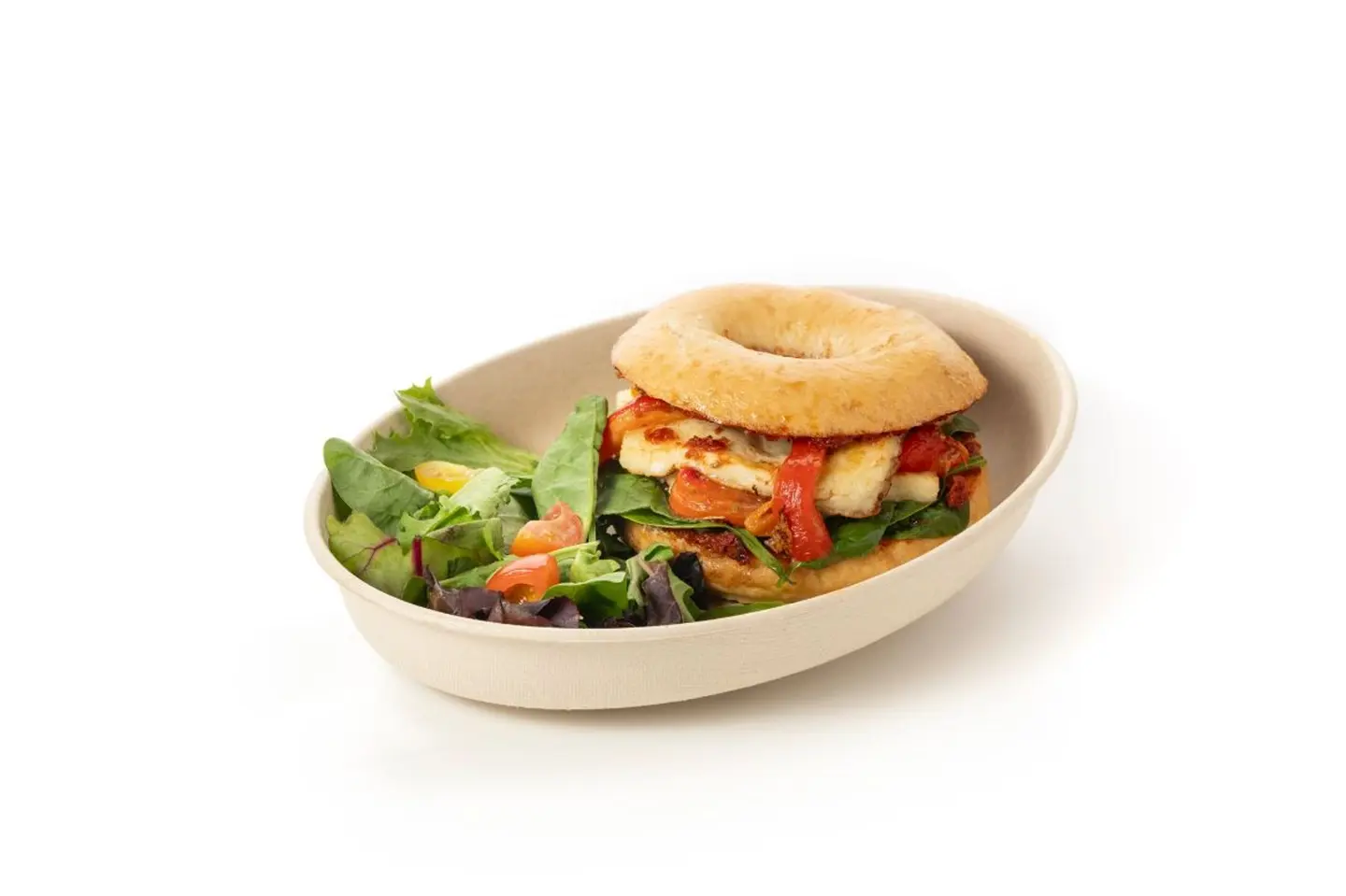 Halloumi Bagel