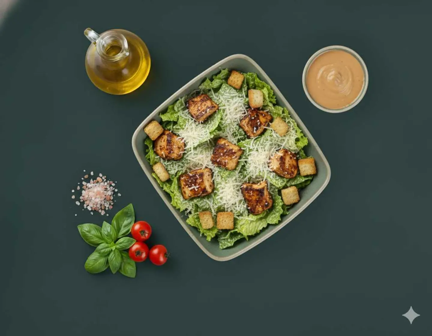 Caesar Tawook Salad