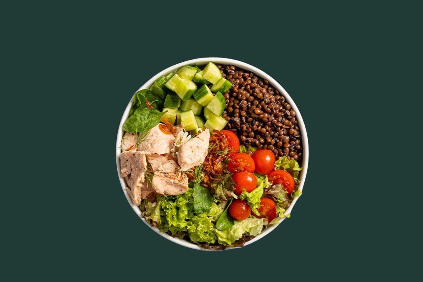 Lentil & Salmon Bowl