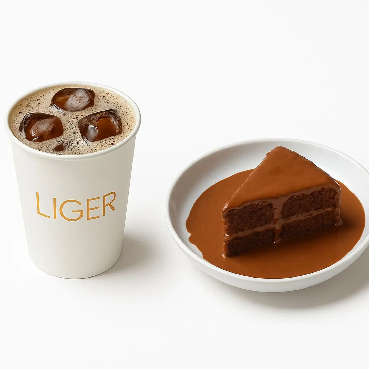 Liger Cake + Ice Coffee Of The Day
