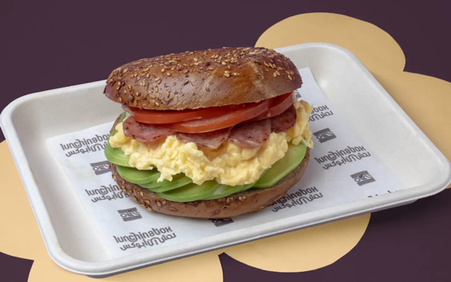 Bacons & Baguel Omelet