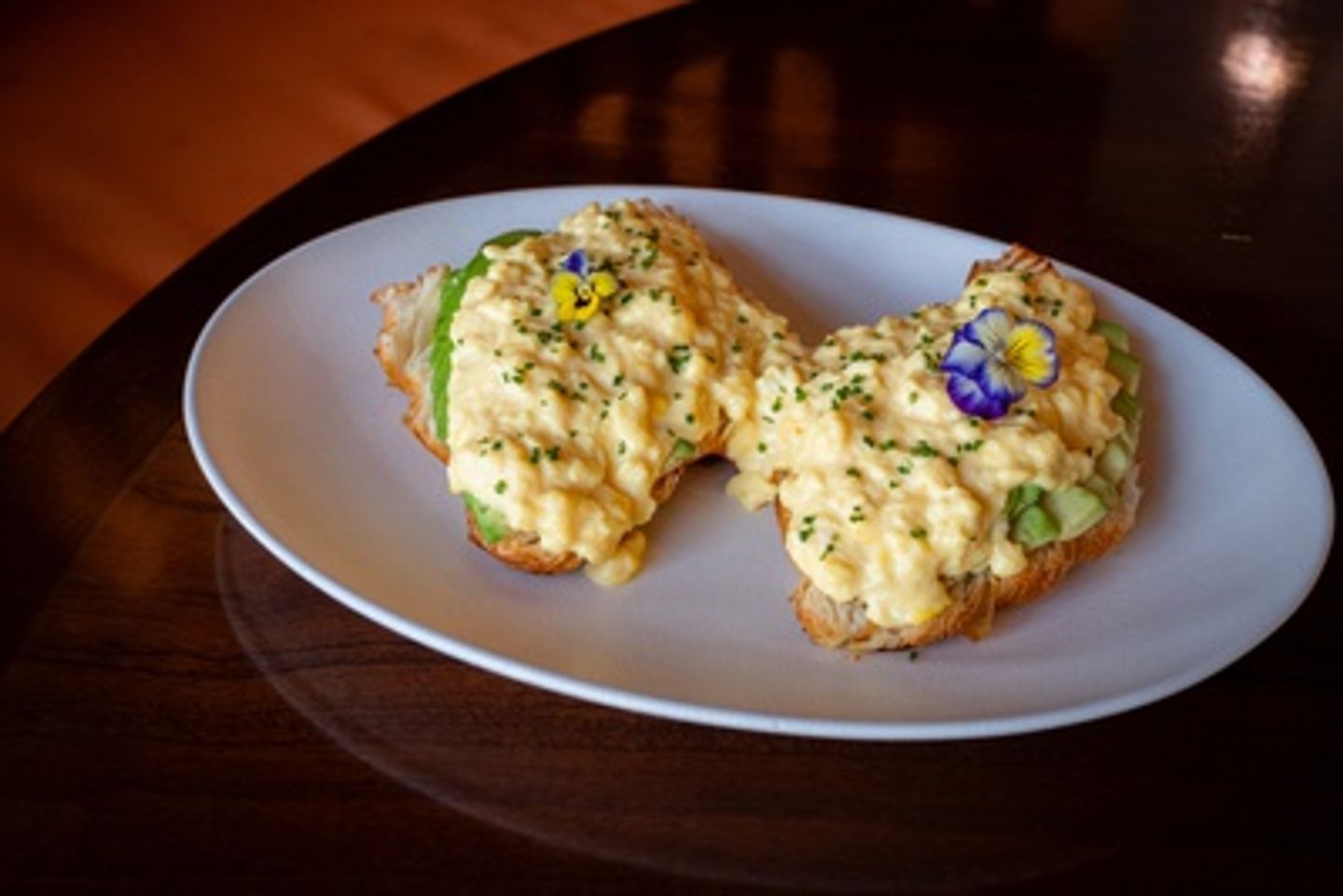 Fluffy Scrambled Croissant