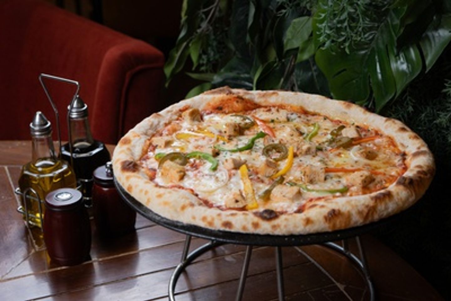 Grilled Chicken Pizza