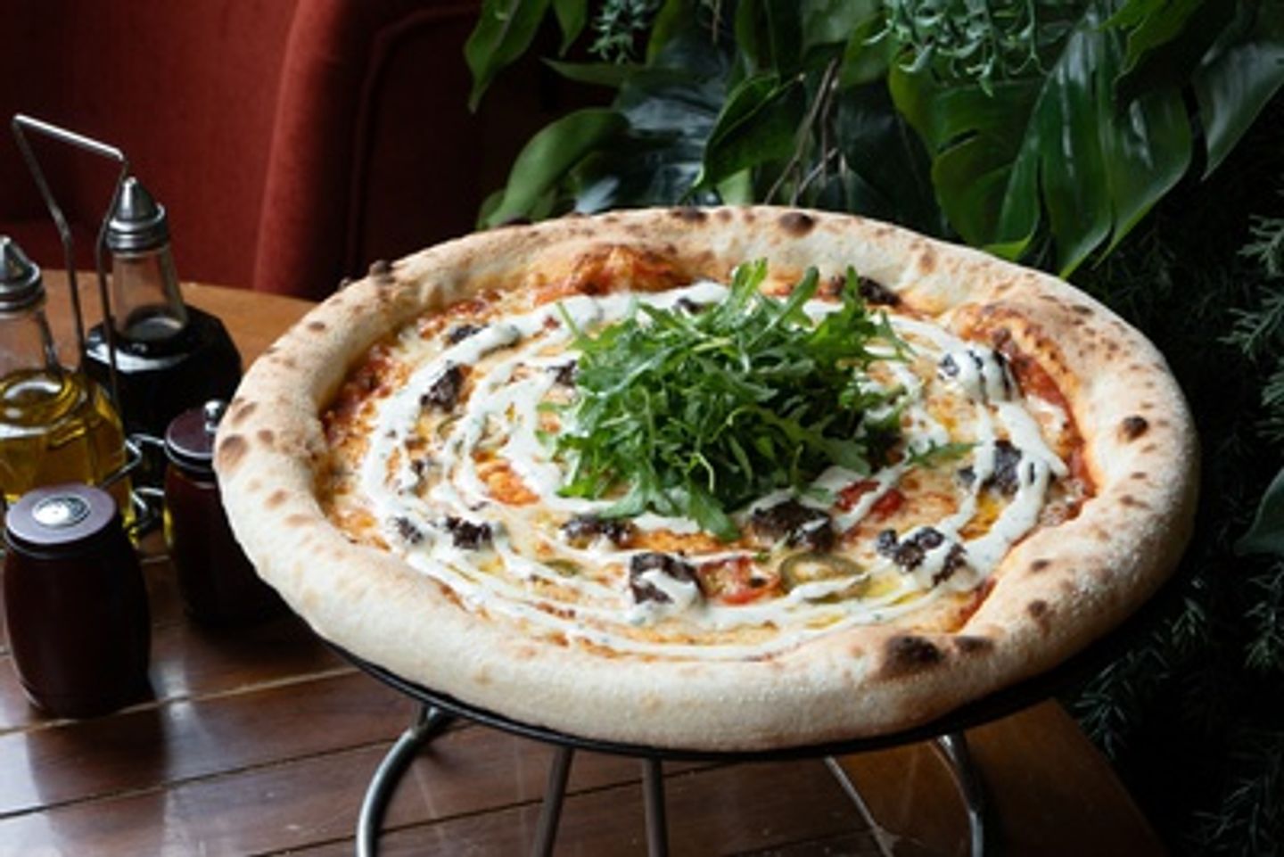 Beef Tahina Pizza
