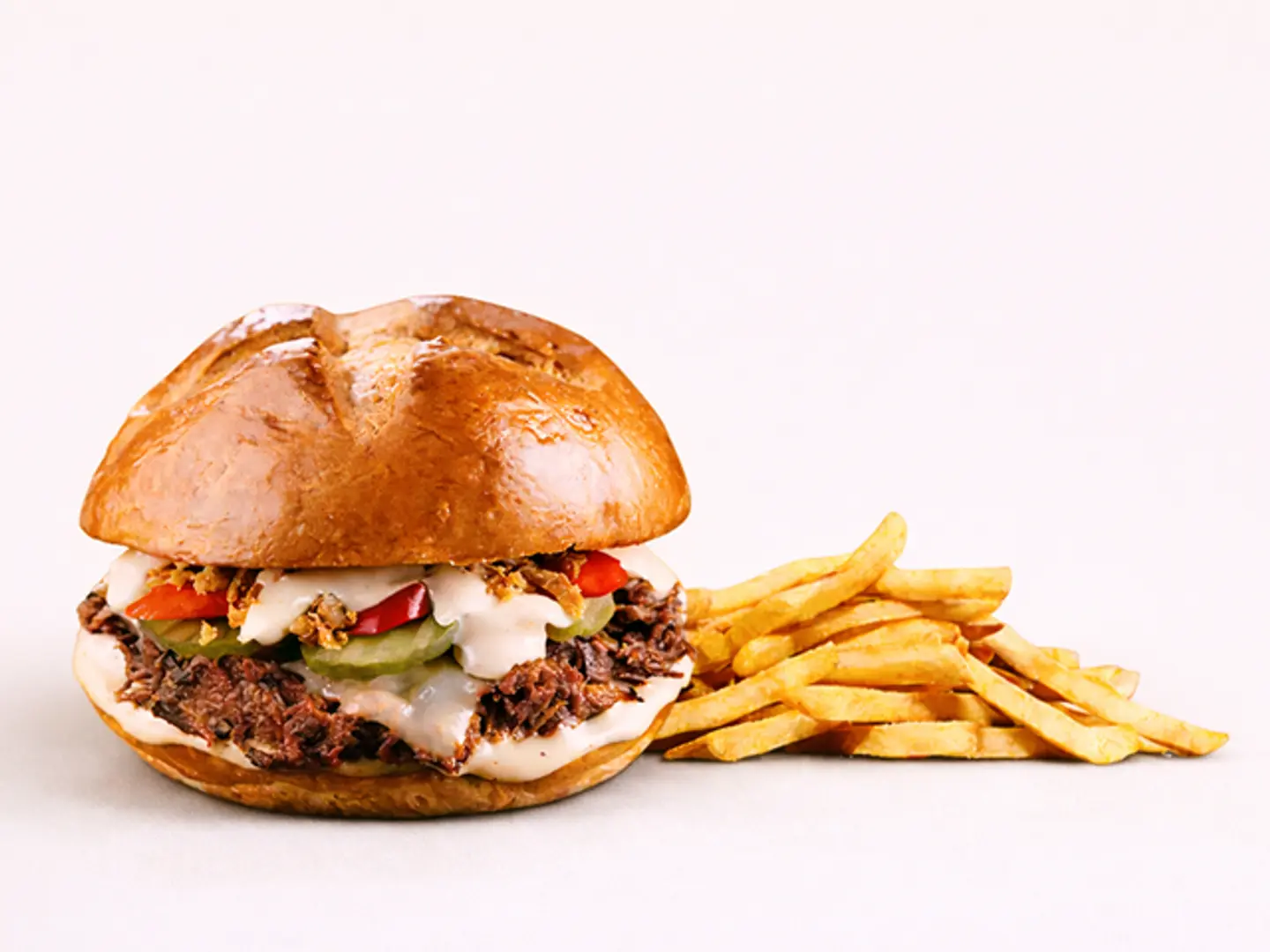 وجبة برسكت برجر