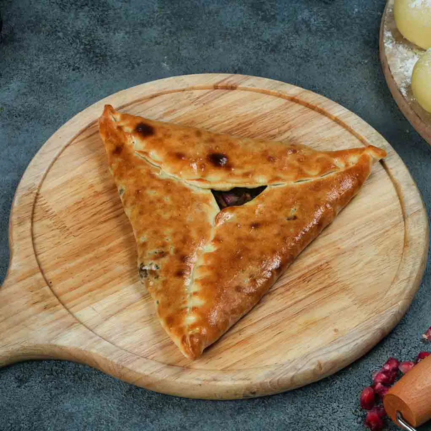 فطيرة جبن سائل سبانخ