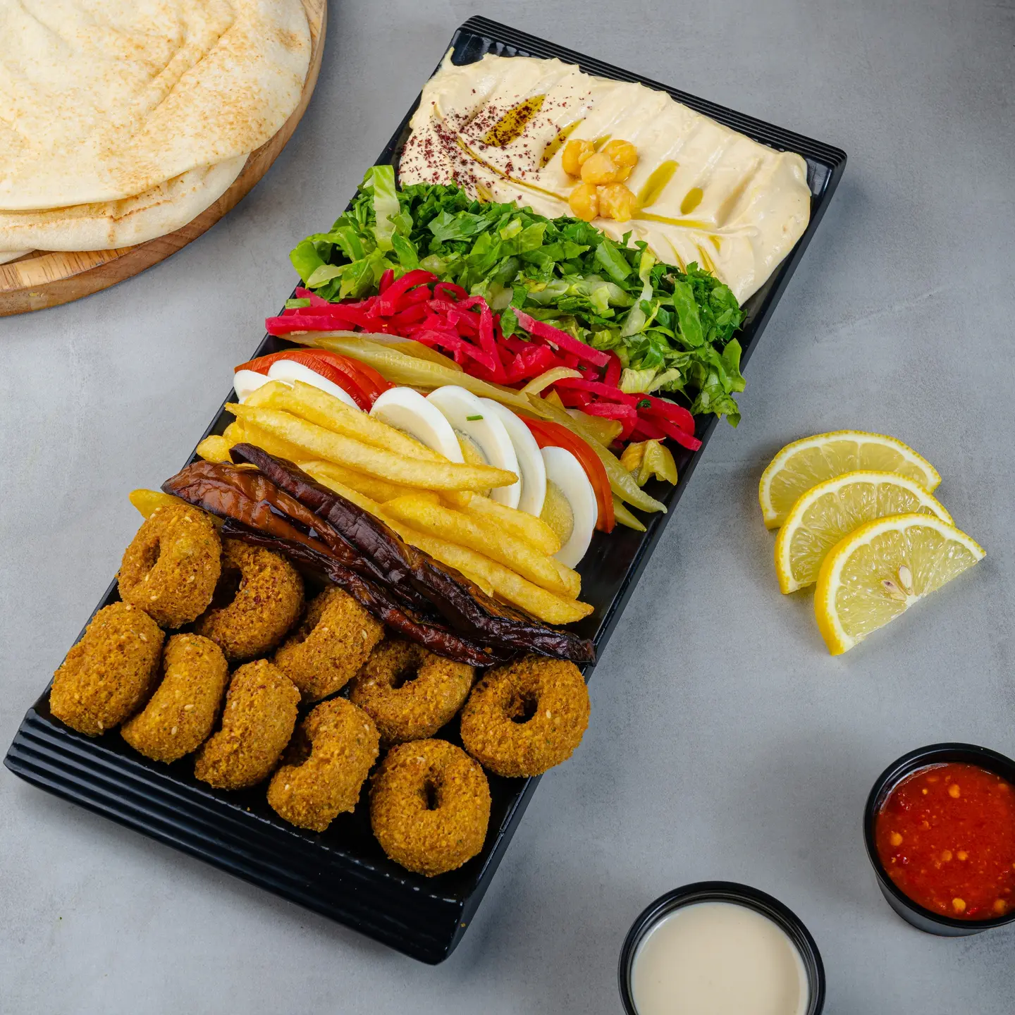 صحن فلافل