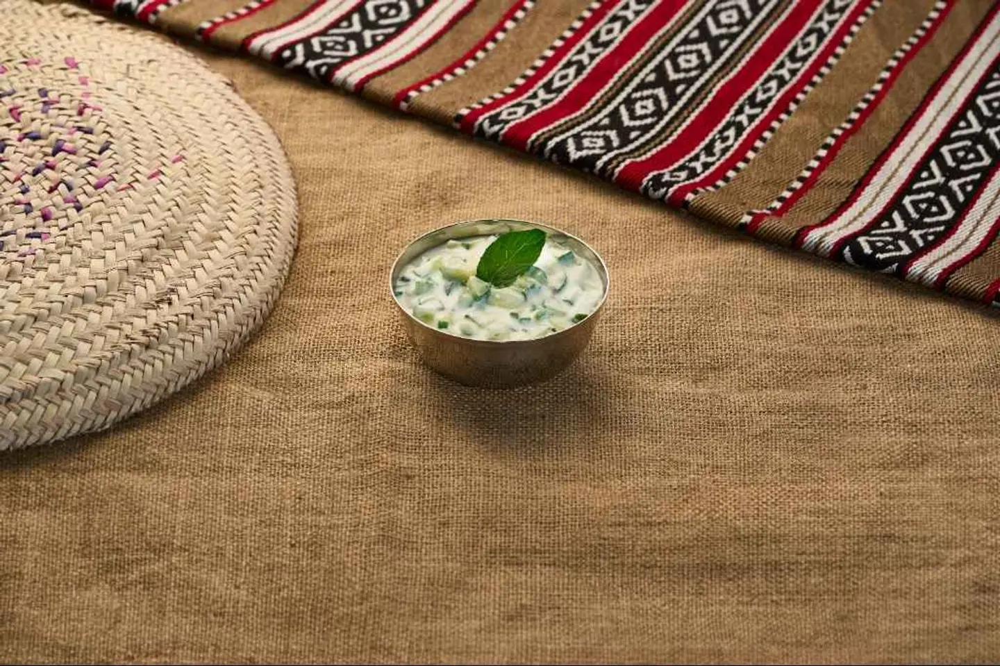 سلطة زبادي.