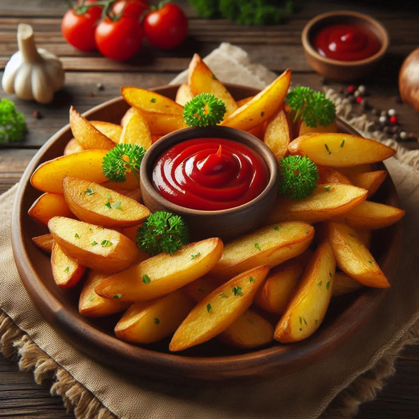 بطاطس ويدجز