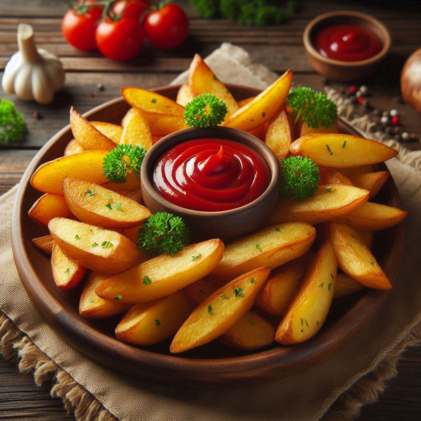 بطاطس ويدجز