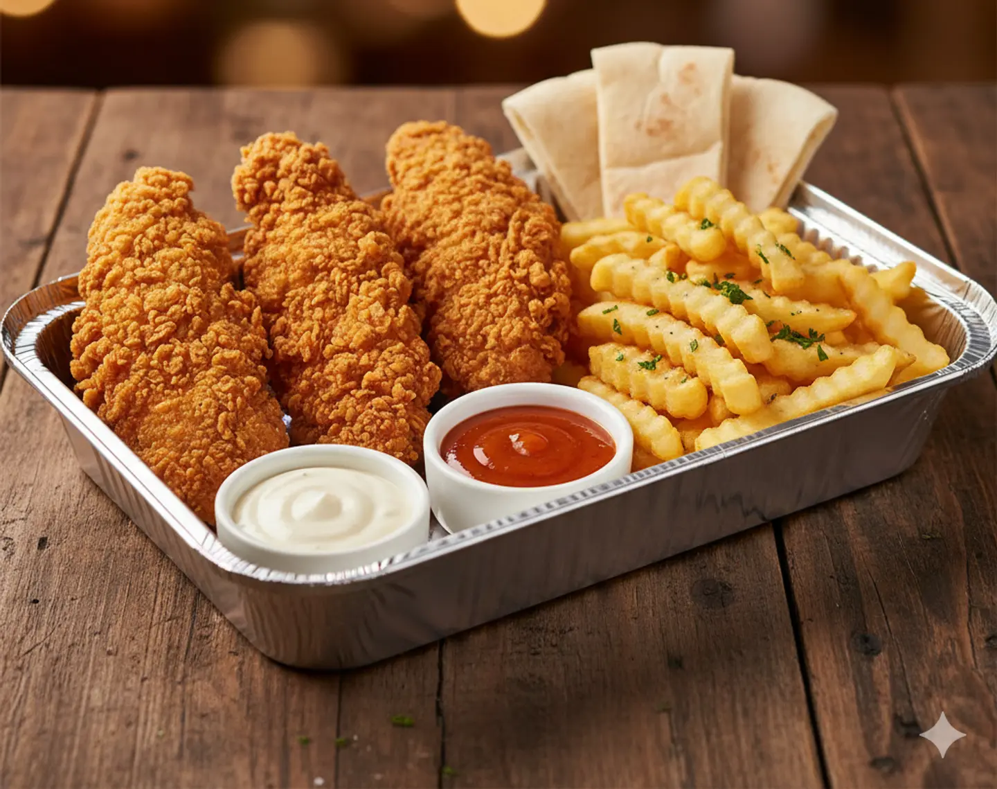 وجبة زنجر دجاج