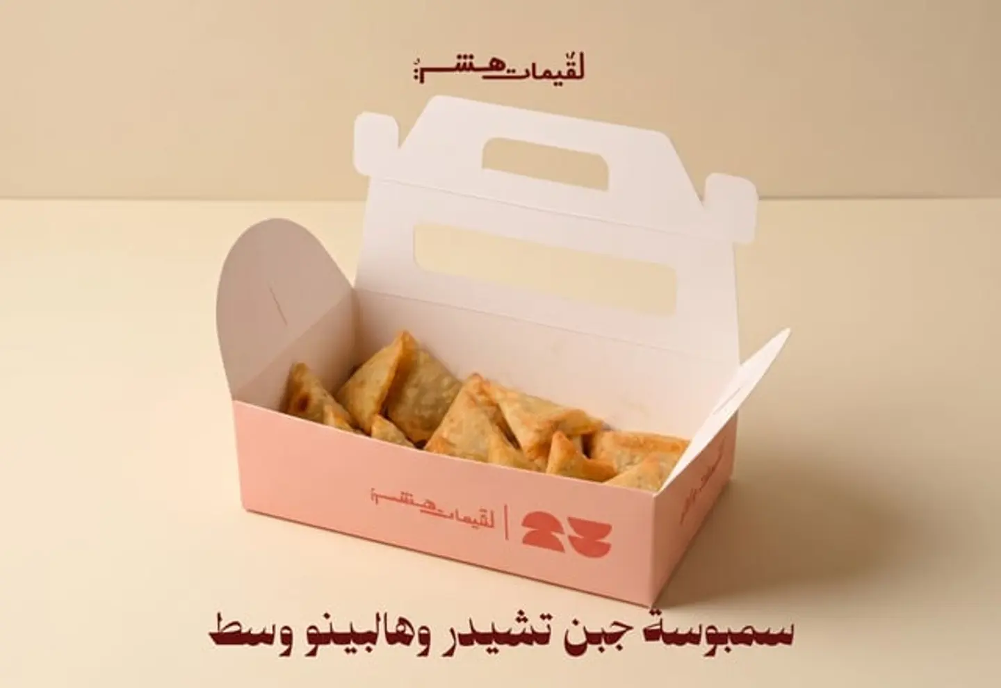 سمبوسة هالابينو تشيدر وسط