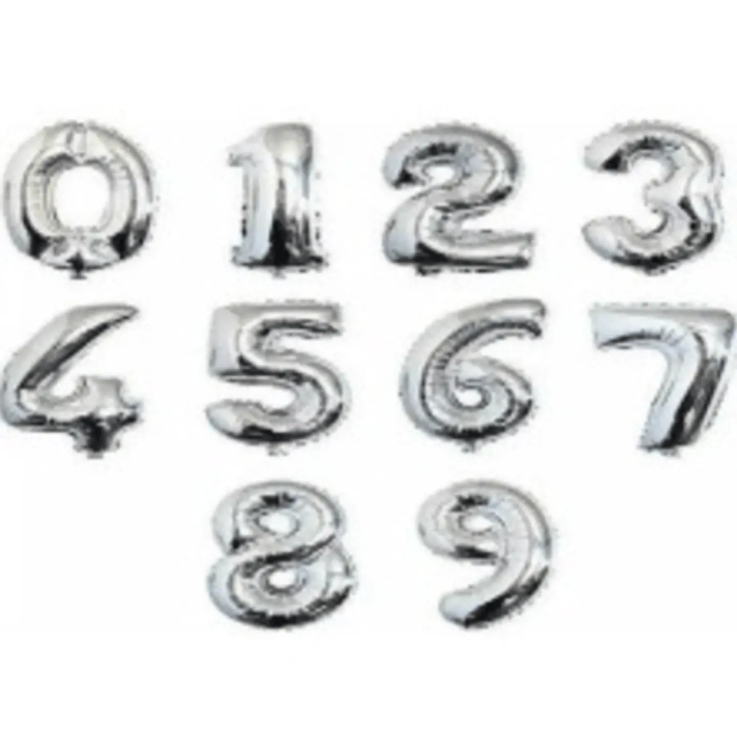 أرقام سلفر كبيرة هيليوم