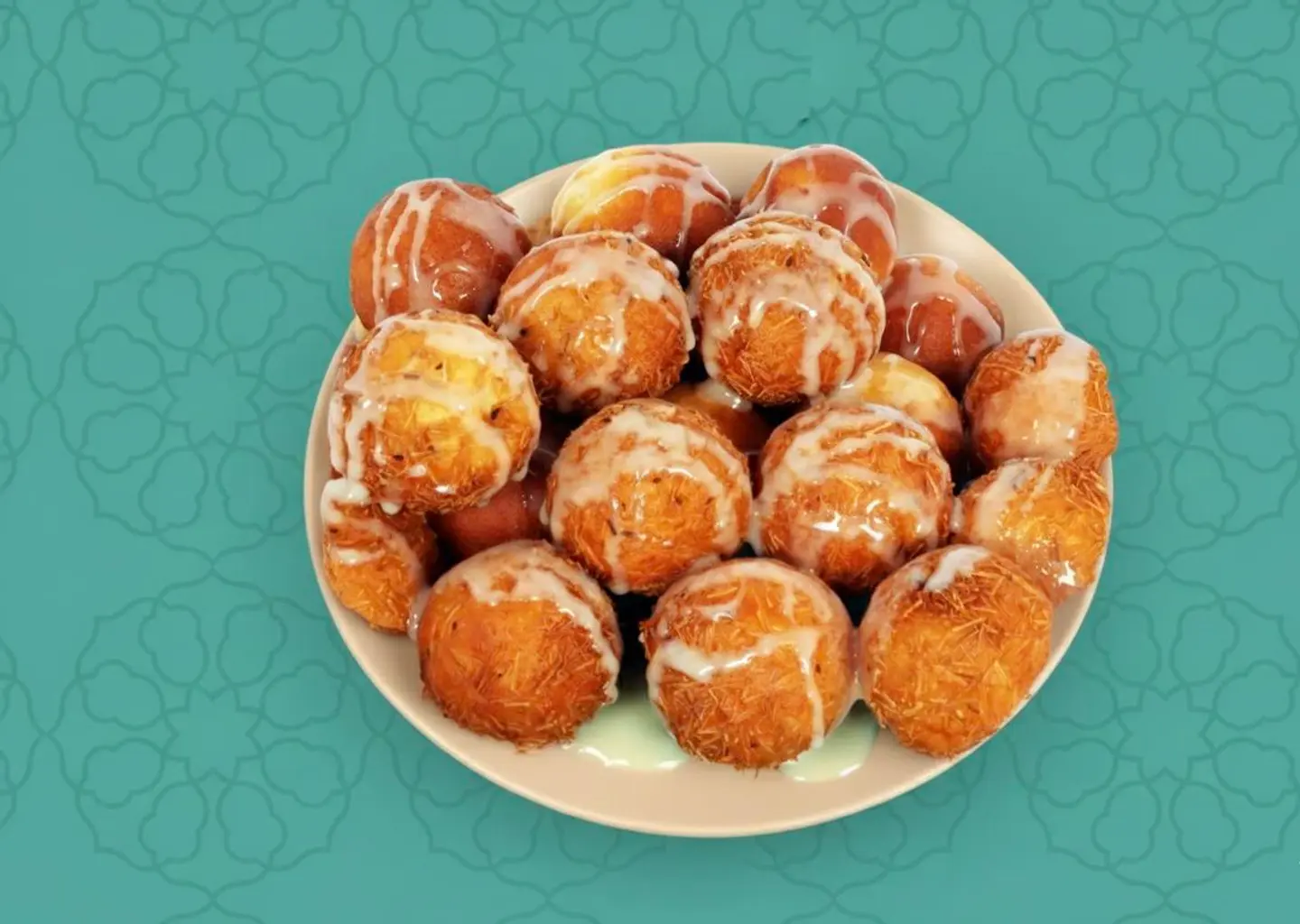 لقيمات جبن شعرية بااشوكلاتة حجم صغير 16 حبة