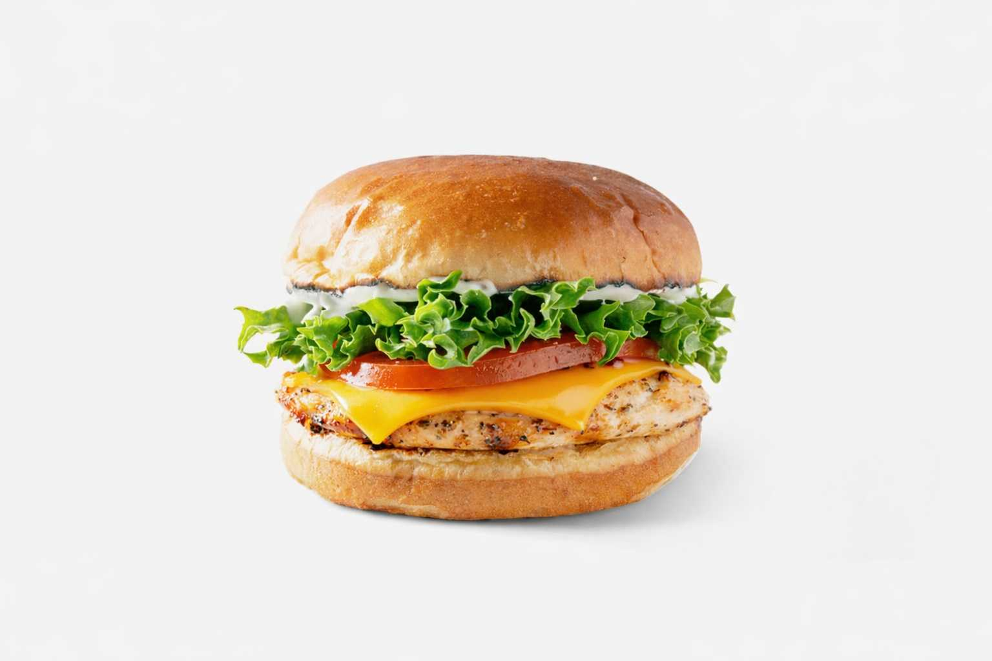 برجر دجاج مشوي